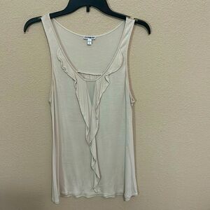 Express large tan dressy tank top